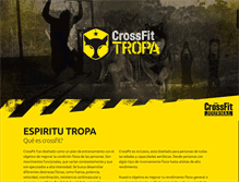 Tablet Screenshot of crossfittropa.com